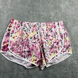 Clavin Klein Athletic‎ Running Shorts Womens XXL Pink Yellow Colorful